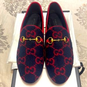 Gucci Horsebit Jordaan “GG” Loafers